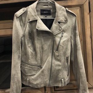 Suede Moto Jacket